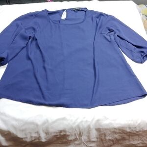 Lily Black women's 1X blouse